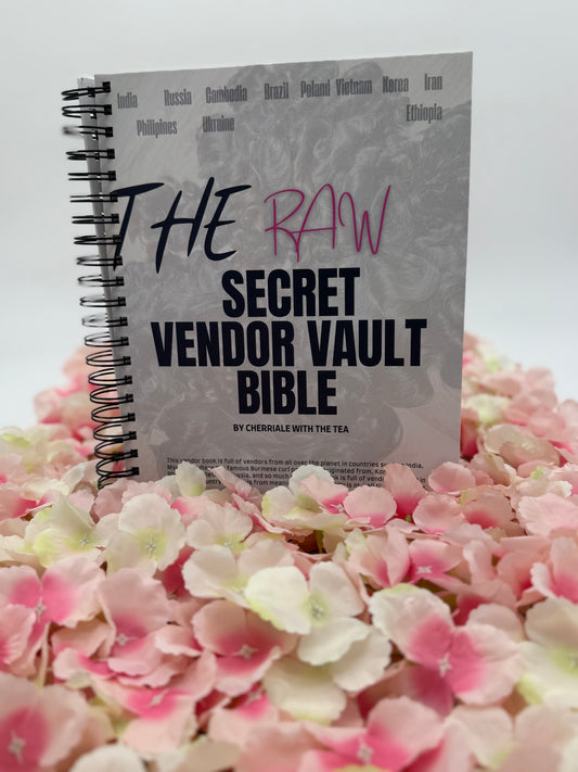 The Raw Secret Vendor Vault Bible HARD COPY (physical copy)