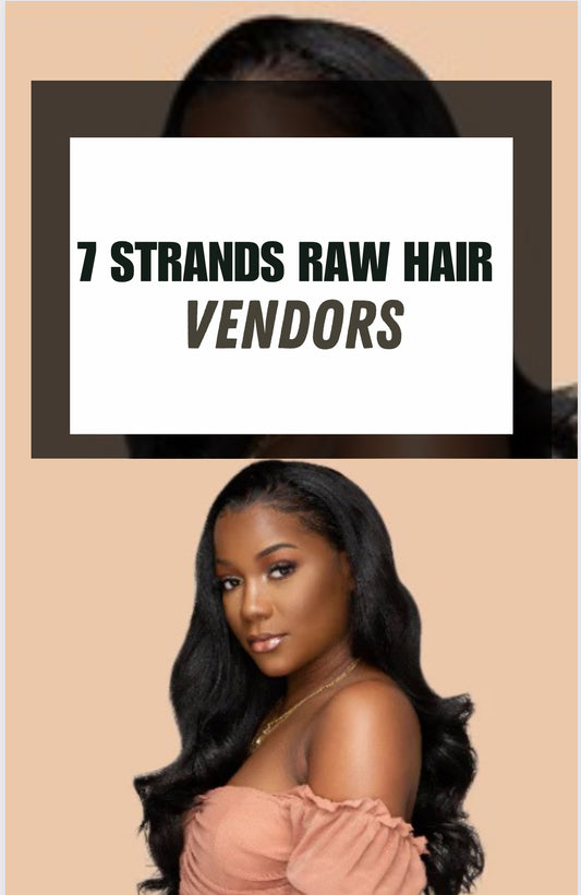 7 STRANDS RAW HAIR