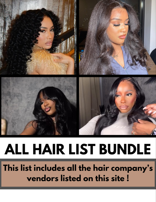 The ALL HAIR VENDORS Bundle! *includes all the famous hair company vendors on this site*