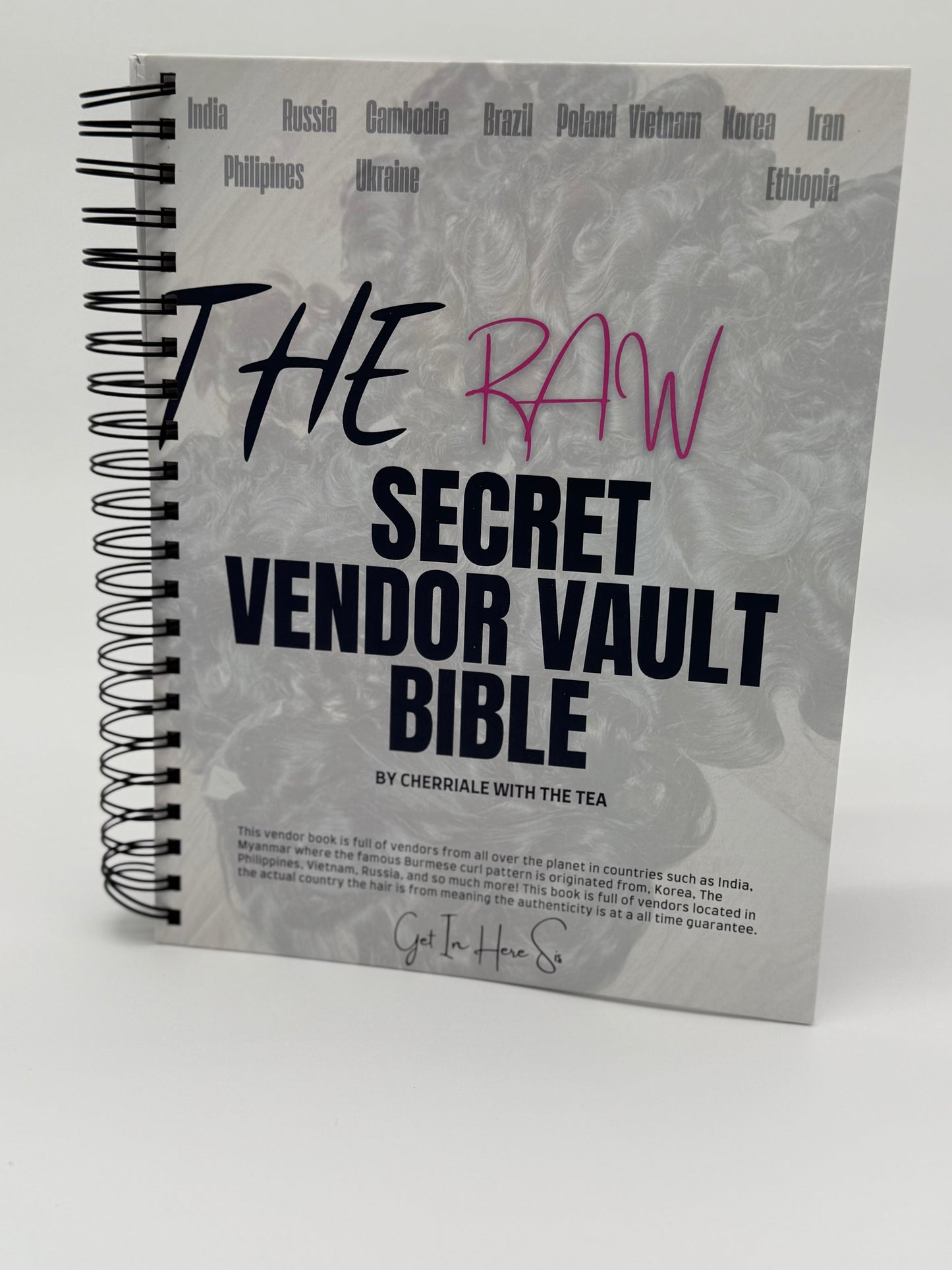The Raw Secret Vendor Vault Bible HARD COPY (physical copy)