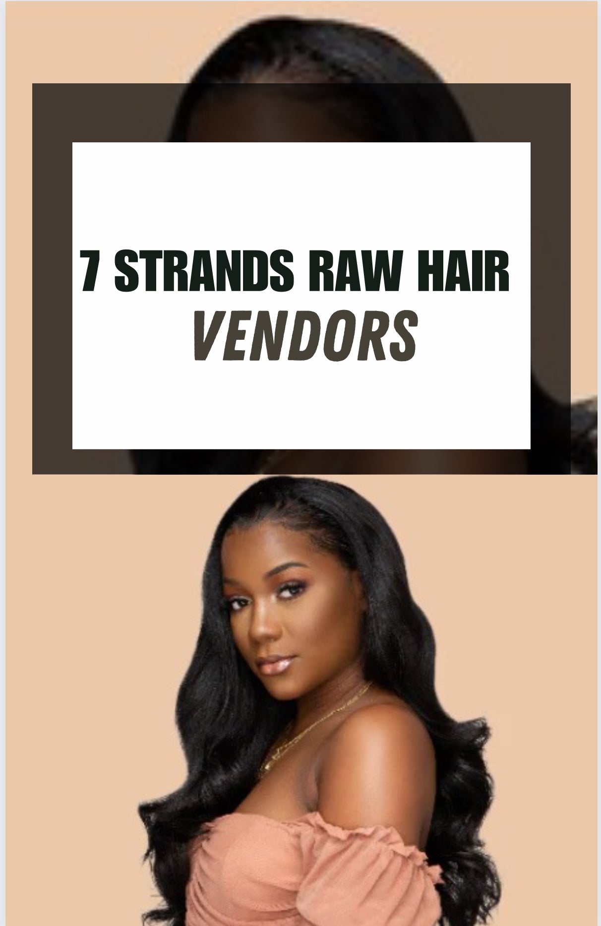 7 STRANDS RAW HAIR