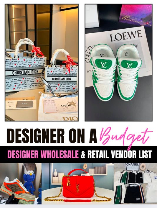 DESIGNER ON A BUDGET: DESIGNER WHOLESALE & RETAIL VENDOR LIST